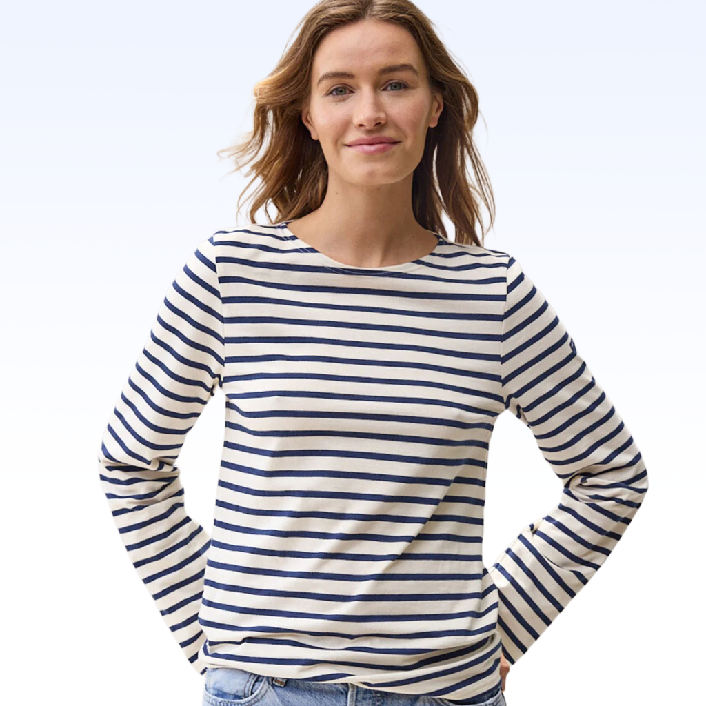 SAINT JAMES MINQUIERS MODERN UNISEX BRETON SHIRT