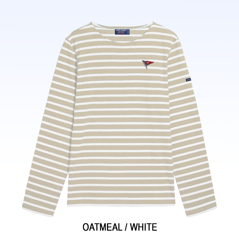 SAINT JAMES MINQUIERS MODERN UNISEX BRETON SHIRT
