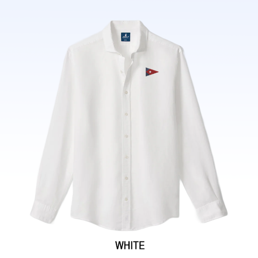 JOHNNIE-O LINEN BLEND BUTTON DOWN SHIRT - MCCARTHY SOLID