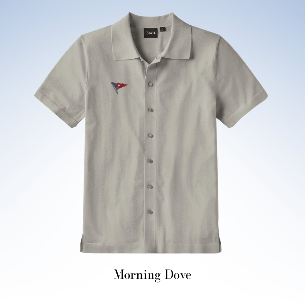 CUTS CLOTHING RIVIERA KNIT BUTTON UP