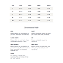 SizeChart