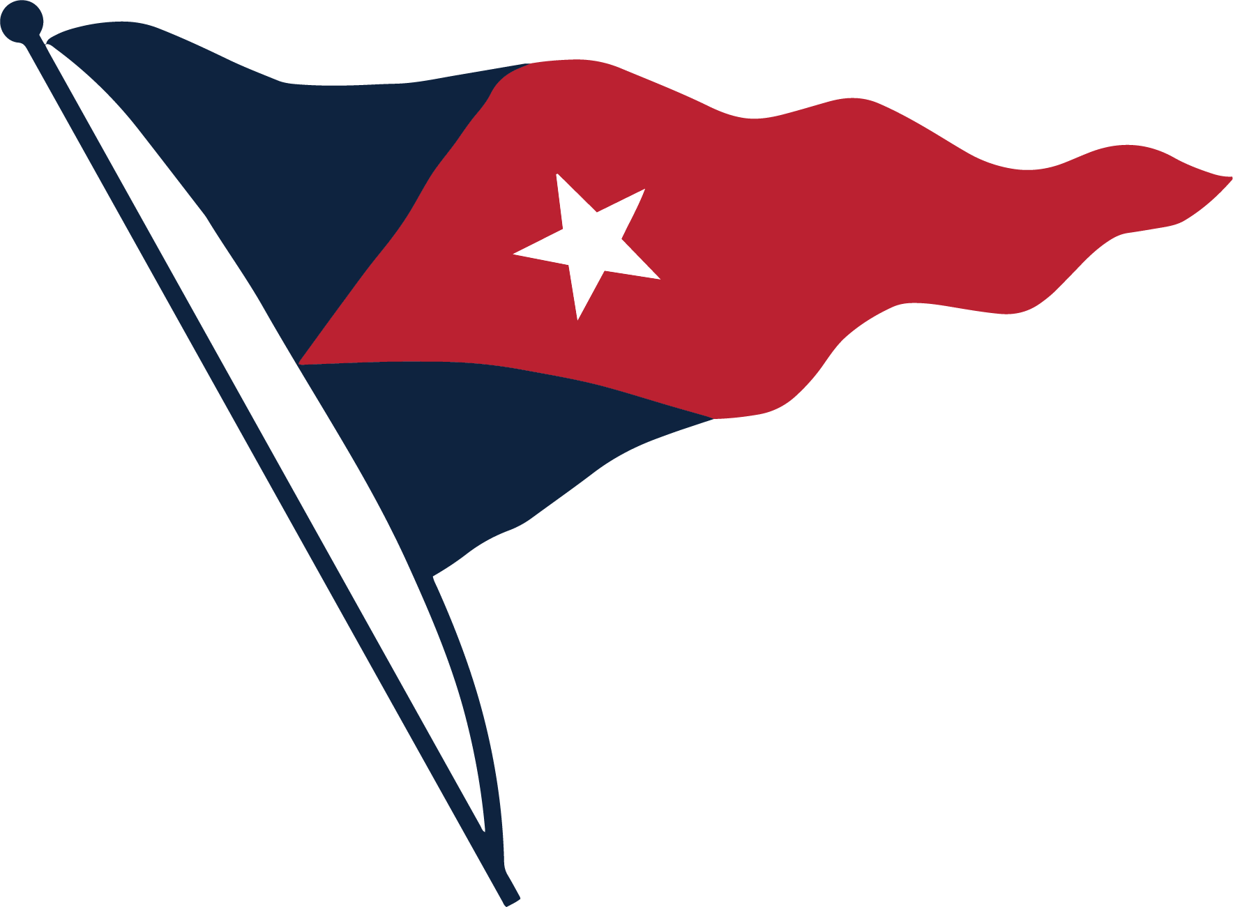 CarolYC - Wavy Burgee